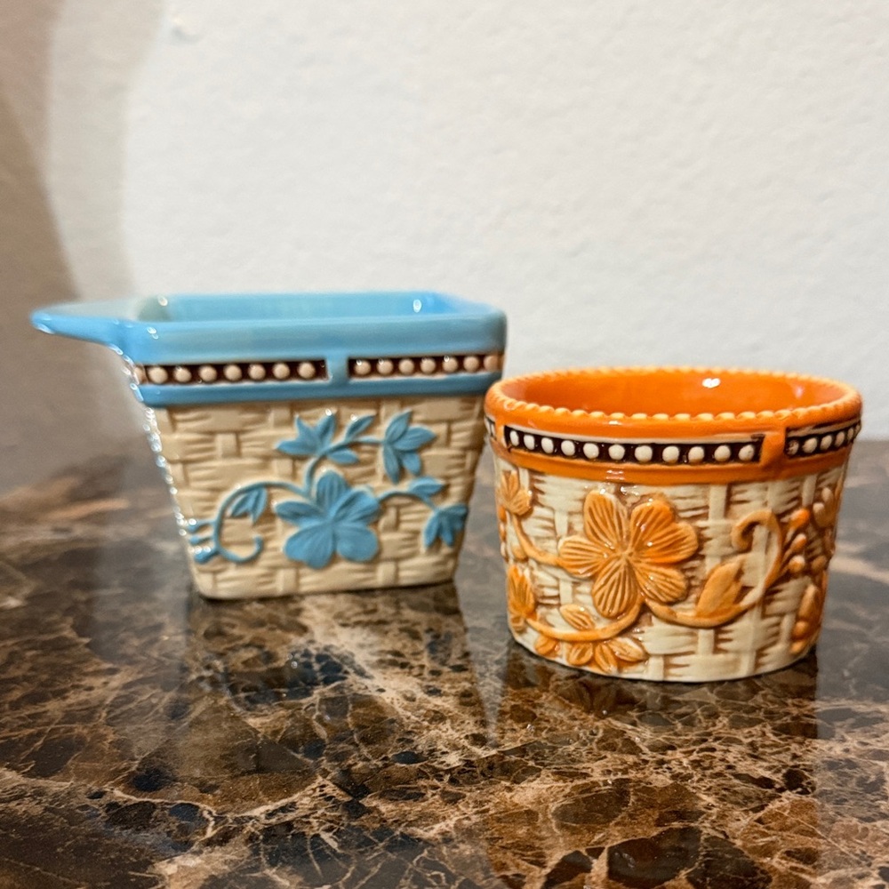 Ceramic Ramekins - Floral Lace